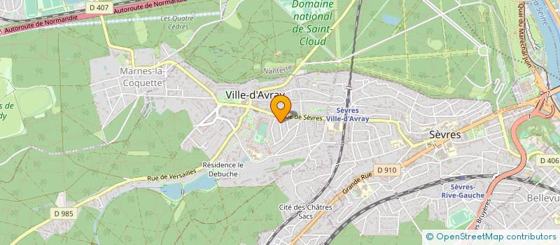 localisation de l'entreprise AP 357  VILLE-D'AVRAY