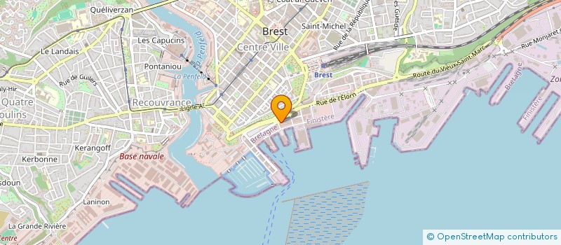 localisation de l'entreprise AP 3D CUSTOM à BREST