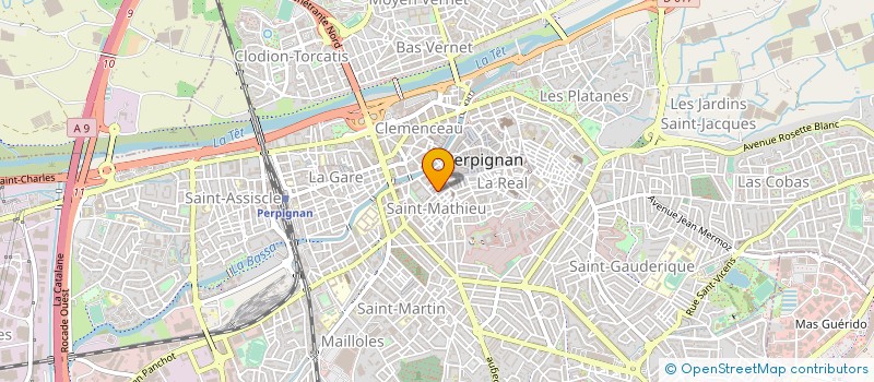 localisation de l'entreprise AP à PERPIGNAN