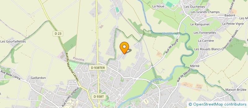 localisation de l'entreprise AP.  FONTENAY-LE-COMTE