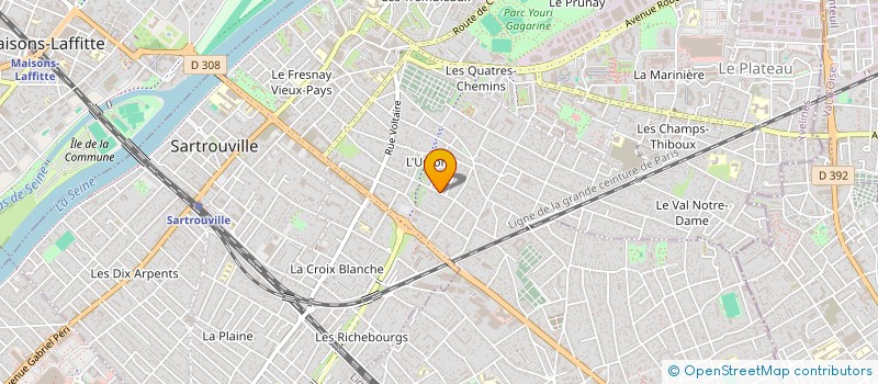 localisation de l'entreprise AP  SARTROUVILLE