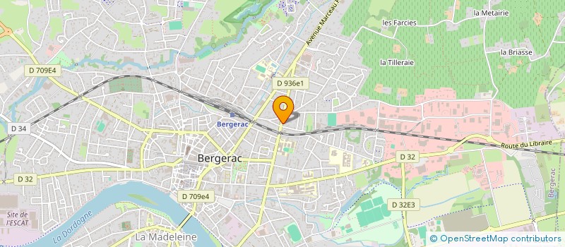 localisation de l'entreprise AP AGENCY à BERGERAC