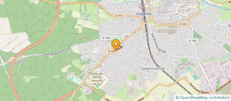 localisation de l'entreprise AP ALSACE  HAGUENAU