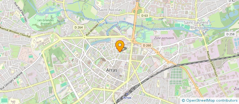 localisation de l'entreprise AP'ART à ARRAS