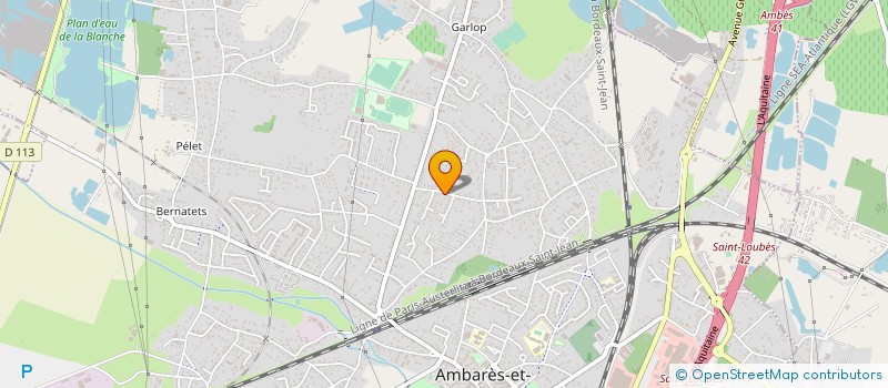 localisation de l'entreprise AP ASSISTANCE PARTICULIERS à AMBARES-ET-LAGRAVE