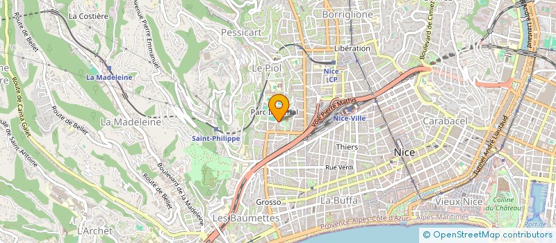 localisation de l'entreprise AP ASSOCIATES à NICE