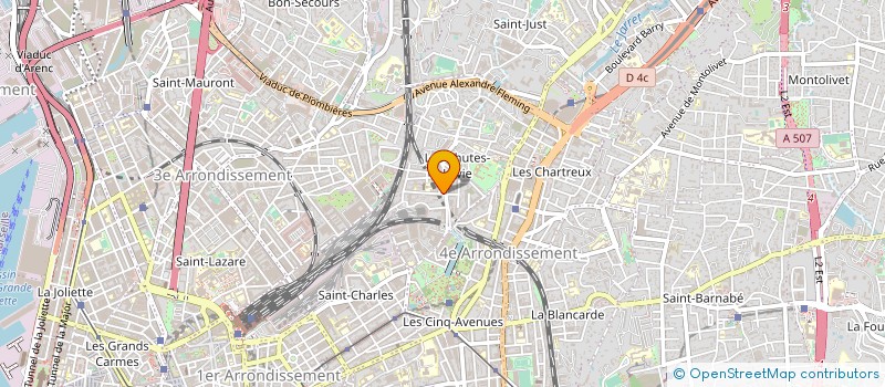 localisation de l'entreprise AP AUTOMOBILES à MARSEILLE