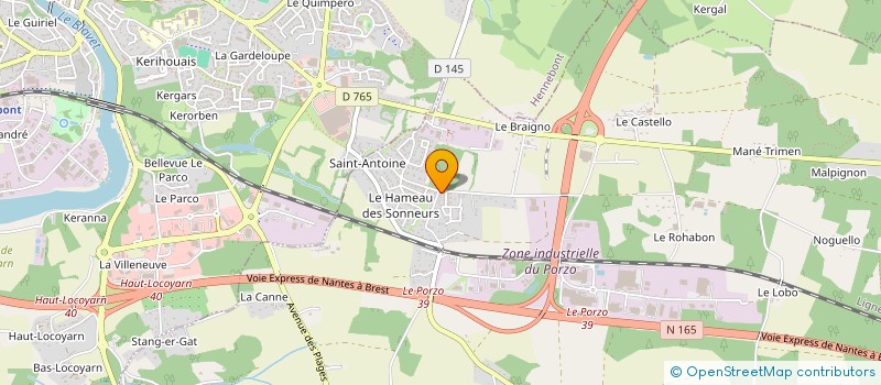 localisation de l'entreprise AP BAT  KERVIGNAC