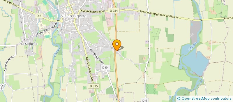 localisation de l'entreprise AP BATIMENT  VIC-EN-BIGORRE