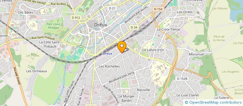 localisation de l'entreprise AP BATIMENT à DREUX