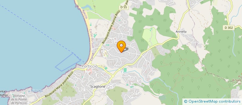 localisation de l'entreprise AP BATIMENT à ALBITRECCIA