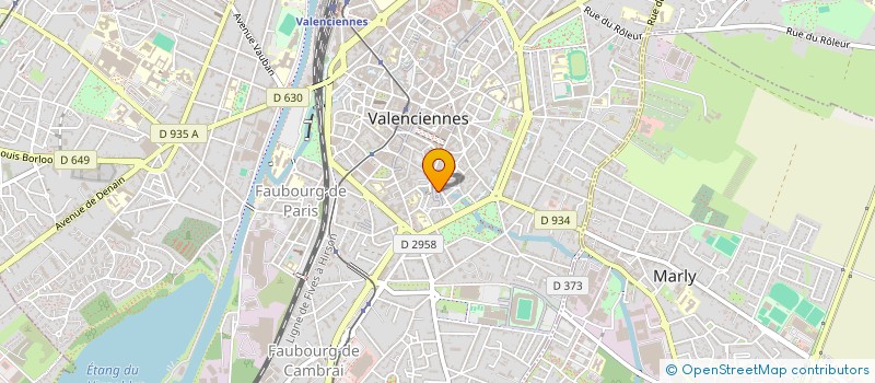 localisation de l'entreprise AP-BEGUINAGE-VALENCIENNES  VALENCIENNES