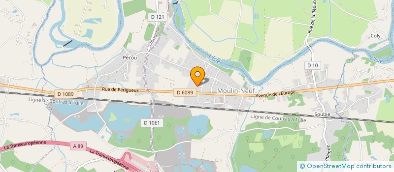 localisation de l'entreprise AP BOIS  MOULIN-NEUF