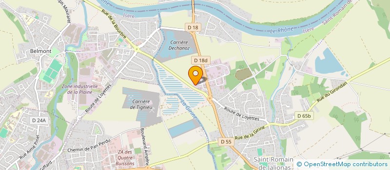 localisation de l'entreprise AP BOSS GROUP  SAINT-ROMAIN-DE-JALIONAS