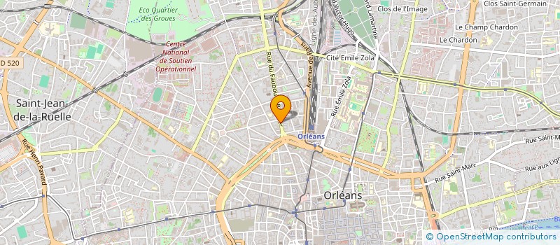 localisation de l'entreprise AP CENTRE à ORLEANS