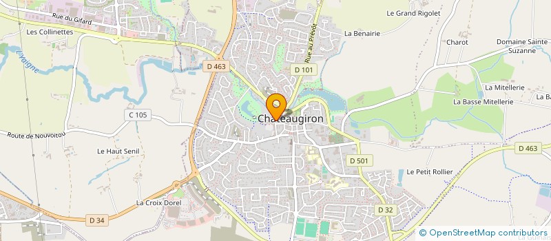 localisation de l'entreprise AP COMPANY  CHATEAUGIRON