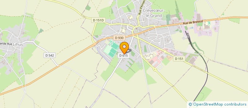 localisation de l'entreprise AP.CONCIERGERIE  CREVECUR-LE-GRAND