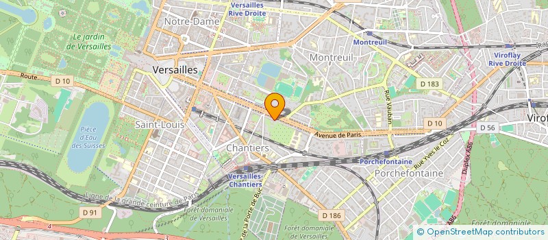 localisation de l'entreprise AP CONSEIL IMMO à VERSAILLES