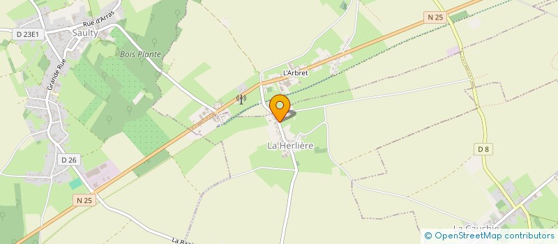 localisation de l'entreprise AP CONSTRUCTIONS  LA HERLIERE