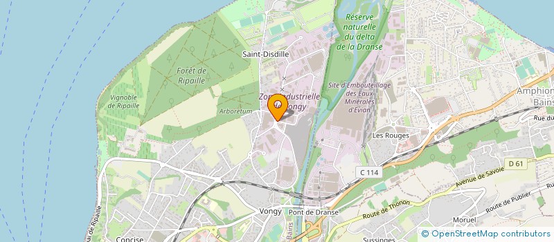 localisation de l'entreprise AP CONSULT à THONON-LES-BAINS