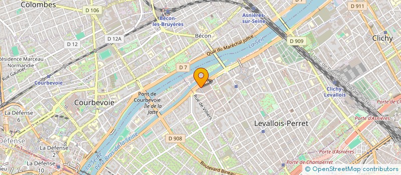 localisation de l'entreprise AP CONSULTANT à LEVALLOIS PERRET