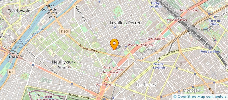 localisation de l'entreprise AP CONSULTING à LEVALLOIS-PERRET