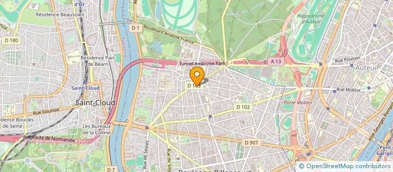 localisation de l'entreprise AP CONSULTING  BOULOGNE-BILLANCOURT