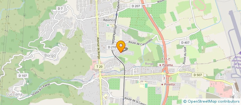 localisation de l'entreprise AP COUVERTINES ALU  BORGO