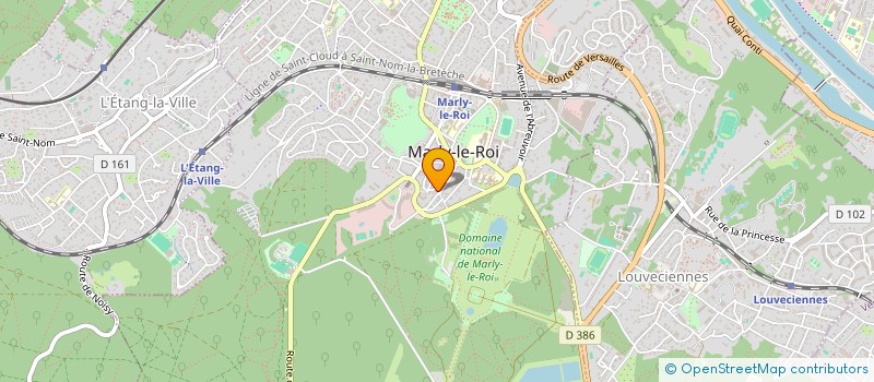 localisation de l'entreprise AP COUVERTURE  MARLY-LE-ROI