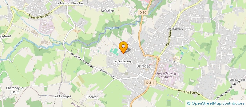 localisation de l'entreprise AP DESIGN & CODE  BRINDAS