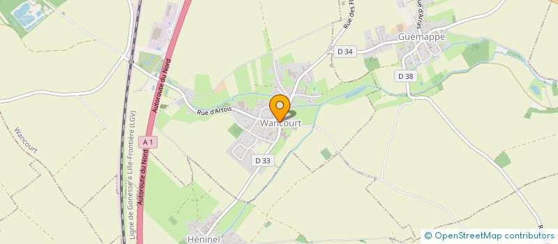 localisation de l'entreprise AP-E SOLUTIONS  WANCOURT