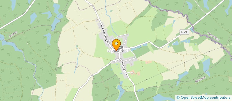 localisation de l'entreprise AP ENERGIES à SUARCE