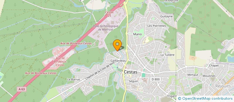localisation de l'entreprise AP ET RO COMPAGNIE LES CLOWNS SALACES à CESTAS