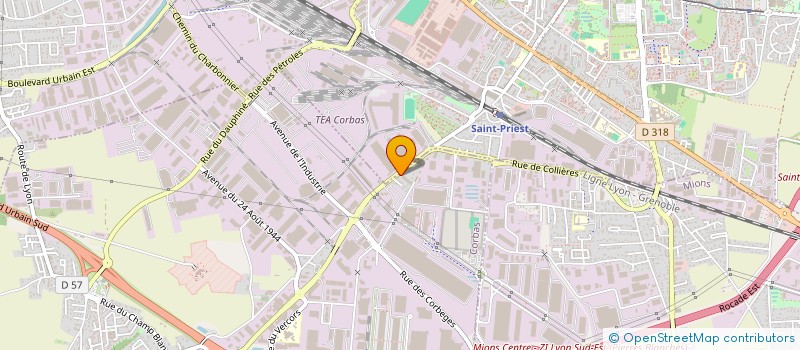 localisation de l'entreprise AP FINANCES à CORBAS