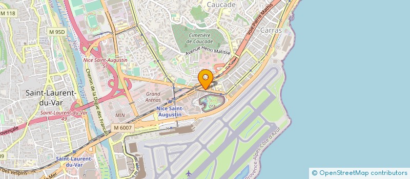 localisation de l'entreprise AP FITNESS à NICE