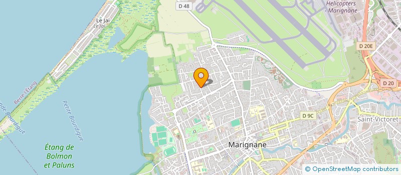 localisation de l'entreprise AP FORMATIONS  MARIGNANE
