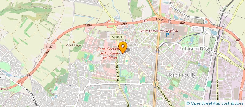 localisation de l'entreprise AP GEST 2  DIJON