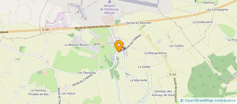 localisation de l'entreprise AP-GLH  GONNEVILLE-LE THEIL