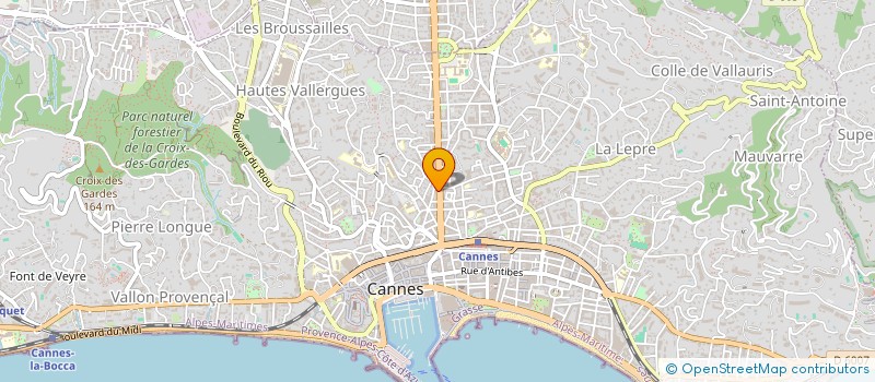 localisation de l'entreprise AP GROUPE  CANNES