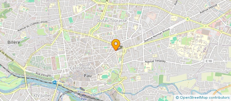 localisation de l'entreprise AP IMMO à PAU