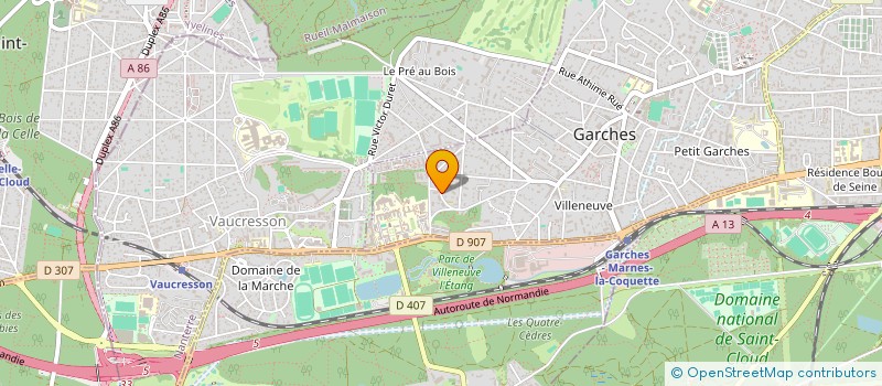 localisation de l'entreprise AP IMMO à GARCHES