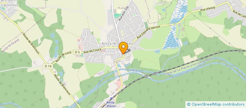 localisation de l'entreprise AP IMMO ANIZY  ANIZY-LE-GRAND