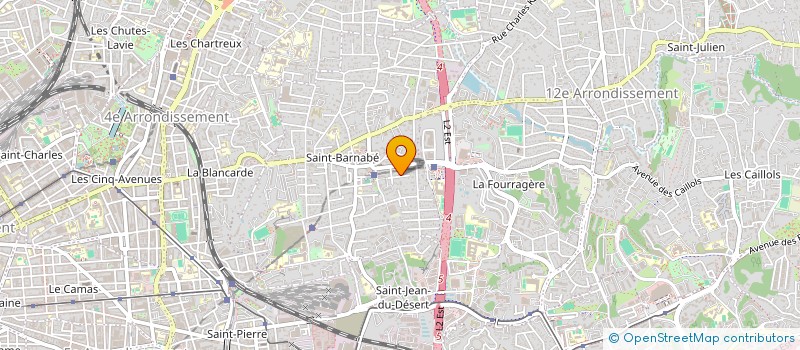 localisation de l'entreprise AP IMMOBILIER à MARSEILLE