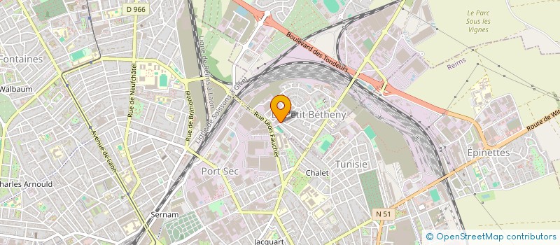 localisation de l'entreprise AP.INGENIERIES à BETHENY