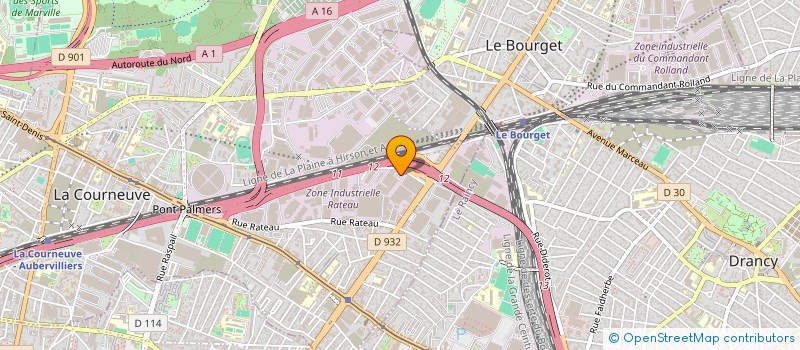 localisation de l'entreprise AP INTERNATIONAL à LA COURNEUVE