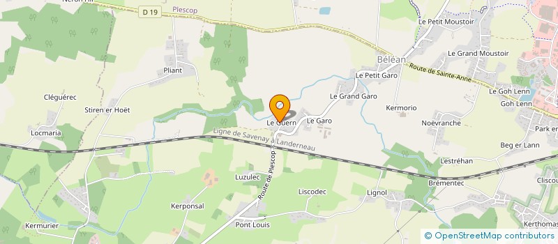 localisation de l'entreprise AP INVEST  PLOEREN