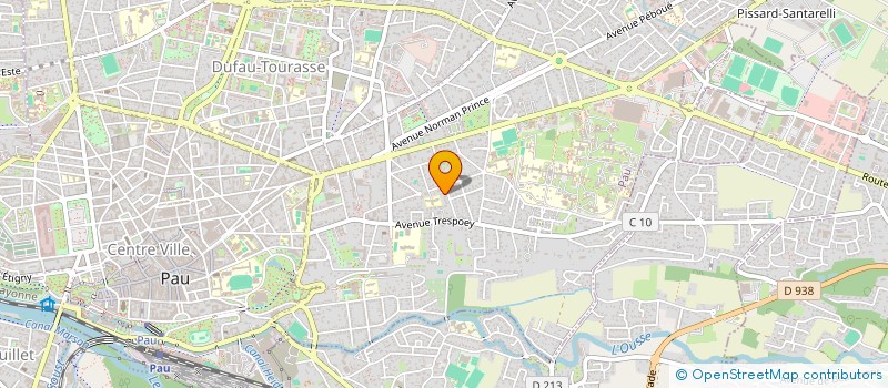 localisation de l'entreprise AP INVEST à PAU