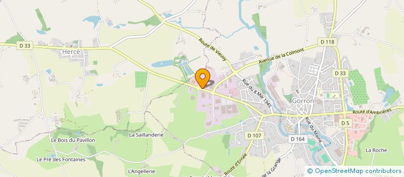 localisation de l'entreprise AP INVESTIMMO  GORRON