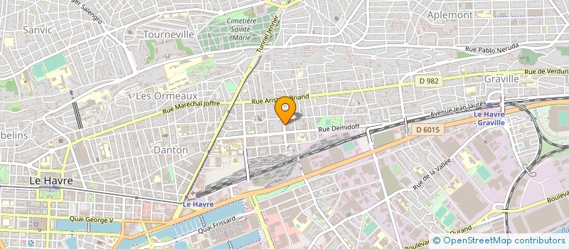 localisation de l'entreprise AP INVESTISSEMENT à LE HAVRE