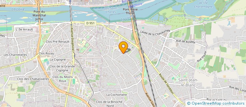 localisation de l'entreprise AP INVESTISSEMENTS  SAINT-JEAN-LE-BLANC